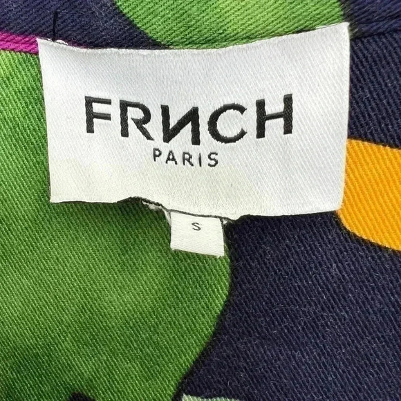 FRNCH Paris Felia Colorful Blouse Size Small - Picture 4 of 11